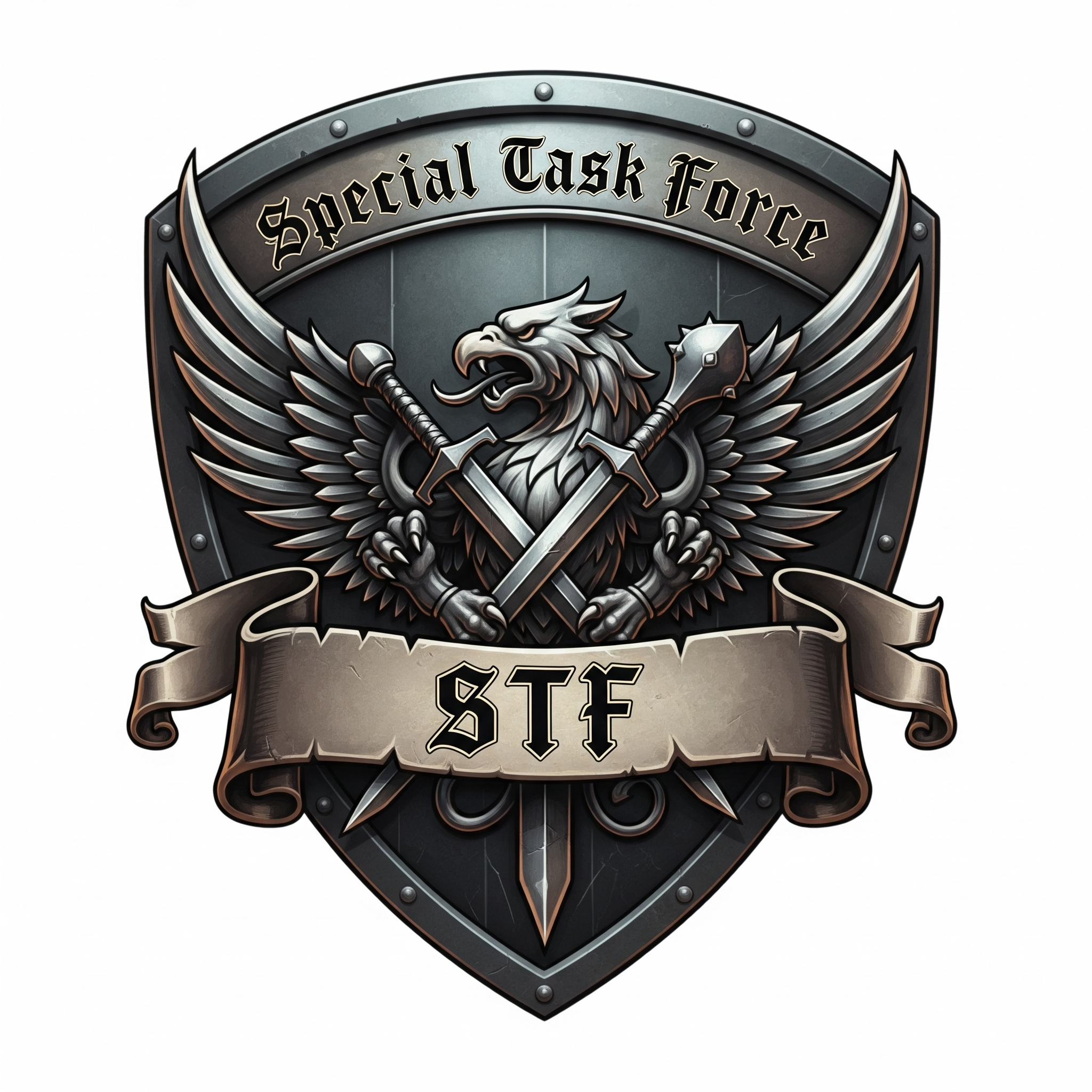 <b>K167 </b> STF <b>Special Task Force</b> logo